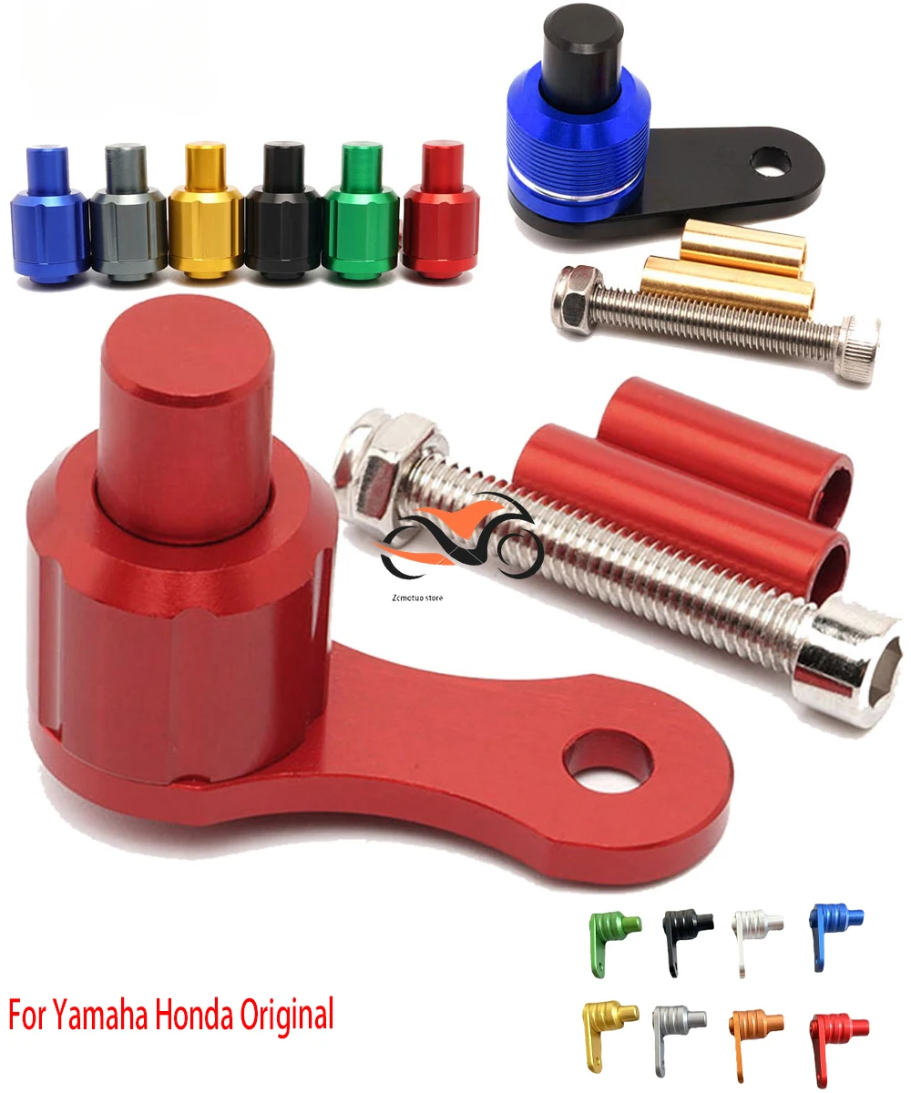 

Motorcycle CNC Brake Lever Parking Switch Auxiliary Lock Button For Yamaha Honda Original Motorcycle CNC Brake Clutch Lever