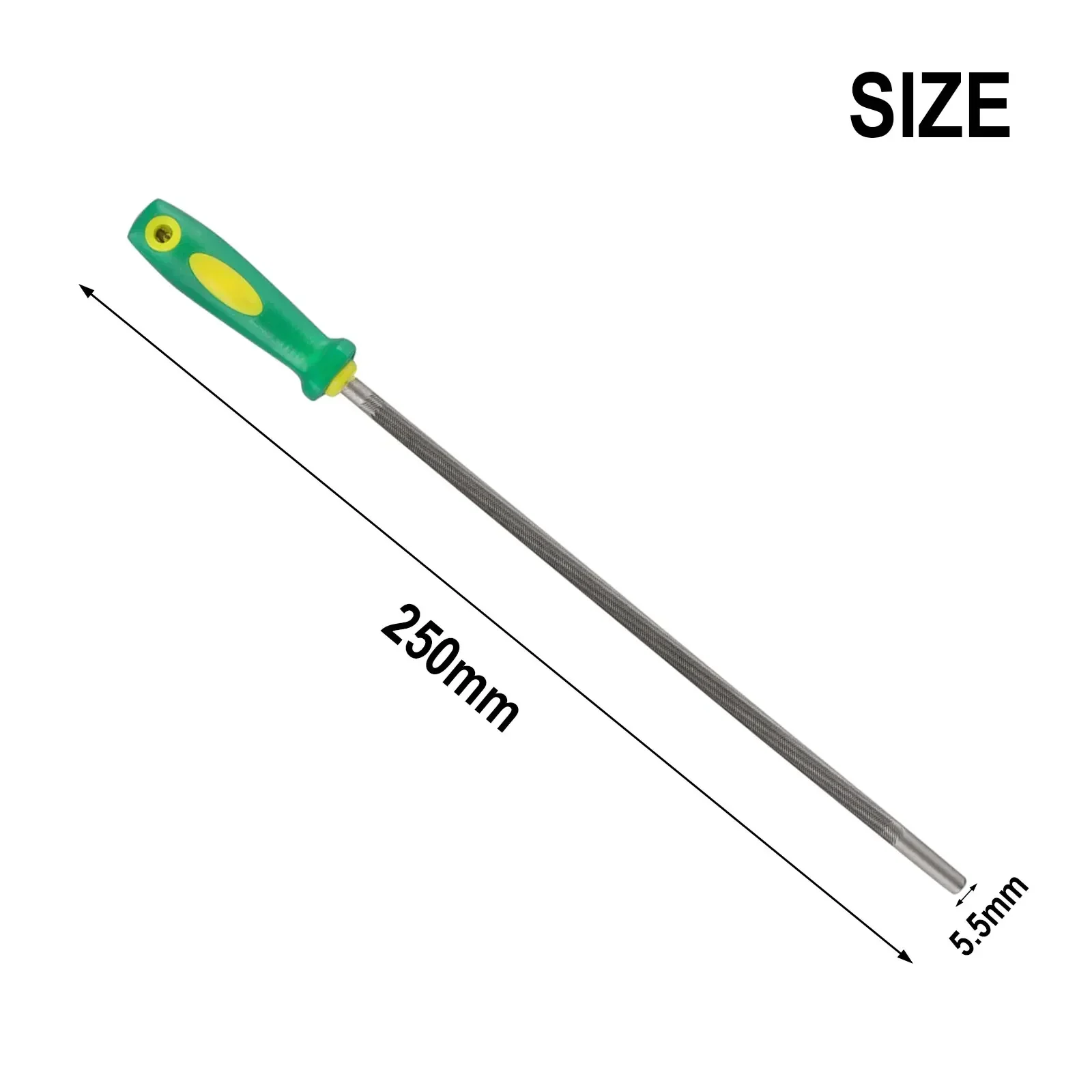 Chain Files Kit Round High Carbon Steel Sharpening Files Chain Accessories 4/4 8/5 5mm for Chainsaw