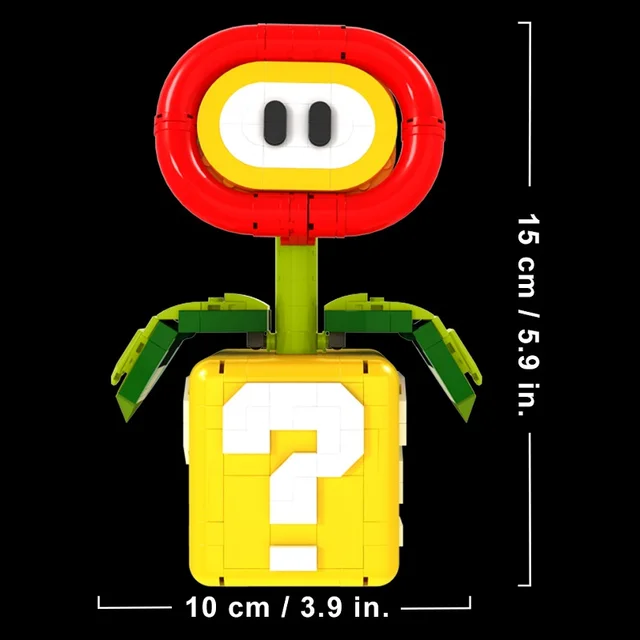 2025 New Chomper Flame Flower Bomber star building blocks Model Decoration Assembly Educational Toys Children's Birthday Gifts 6