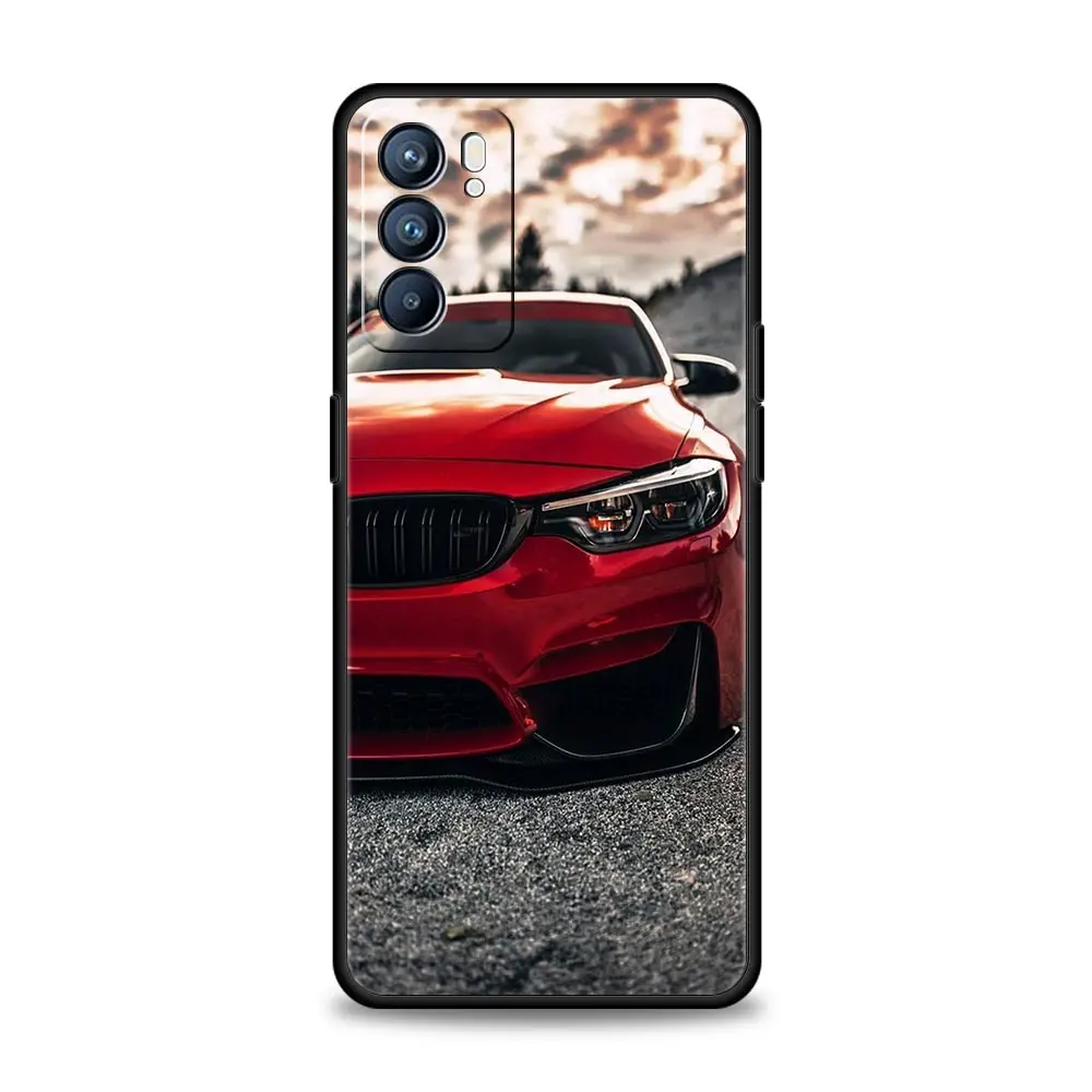 Luxury Sport Car Design Soft Phone Case for Oppo - Sleek and Stylish Protection