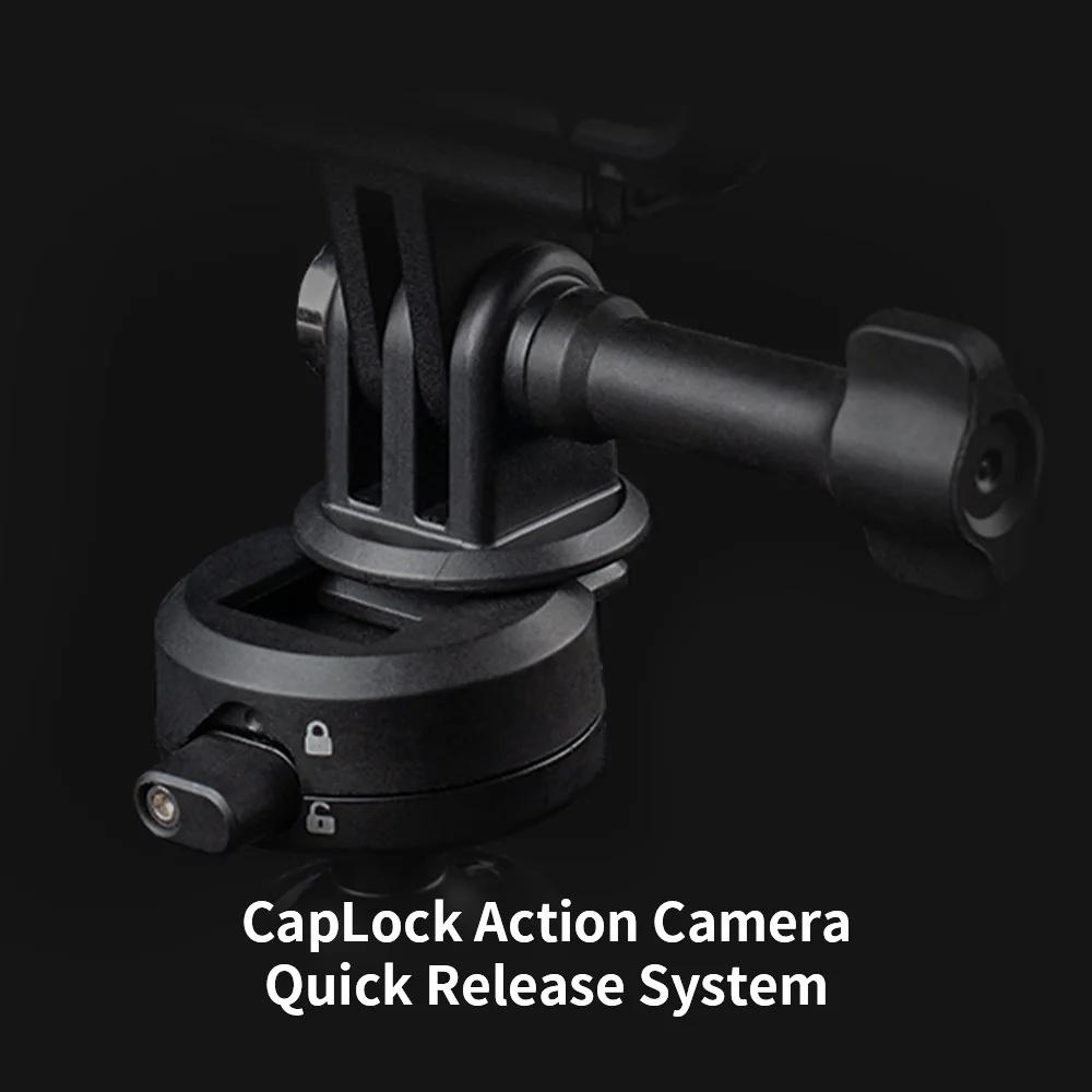 Pgytech-conjunto de Câmaras Caplock de Ação Liberação Rápida Interface 14 Design Dual-lock Adequado para Gopro Insta360 Dji e Smartphones - Image 6