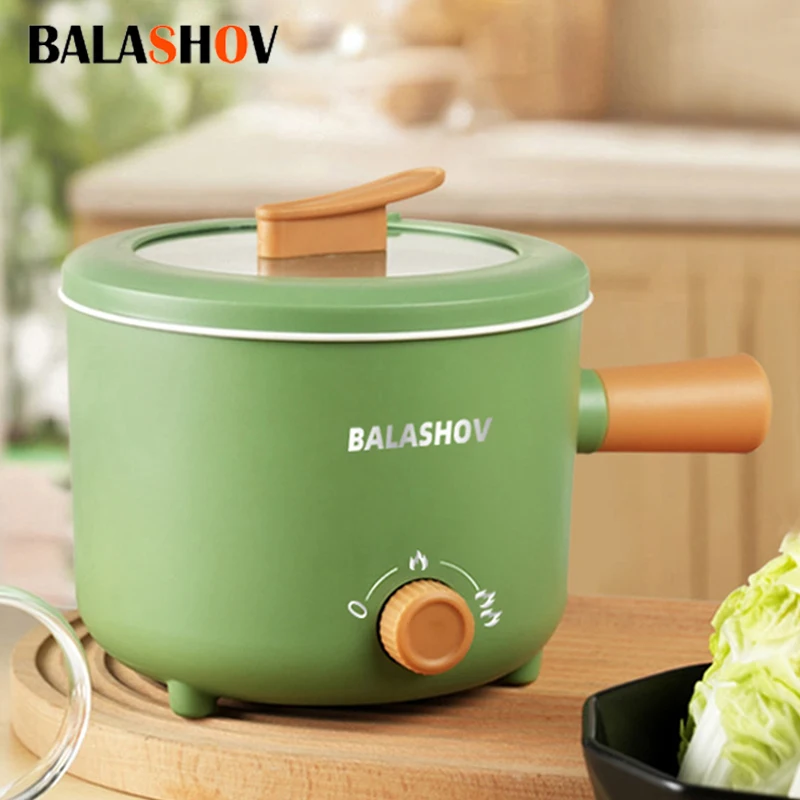 220V Stainless Steel Inner Household Electric Rice Cooker 3L Automatic Lift  Hot Pot Low Sugar Rice Cooker White/Green Color
