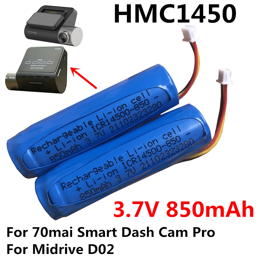70mai Lite Battery | Rechargeable Batteries - High Capacity 850mah ...