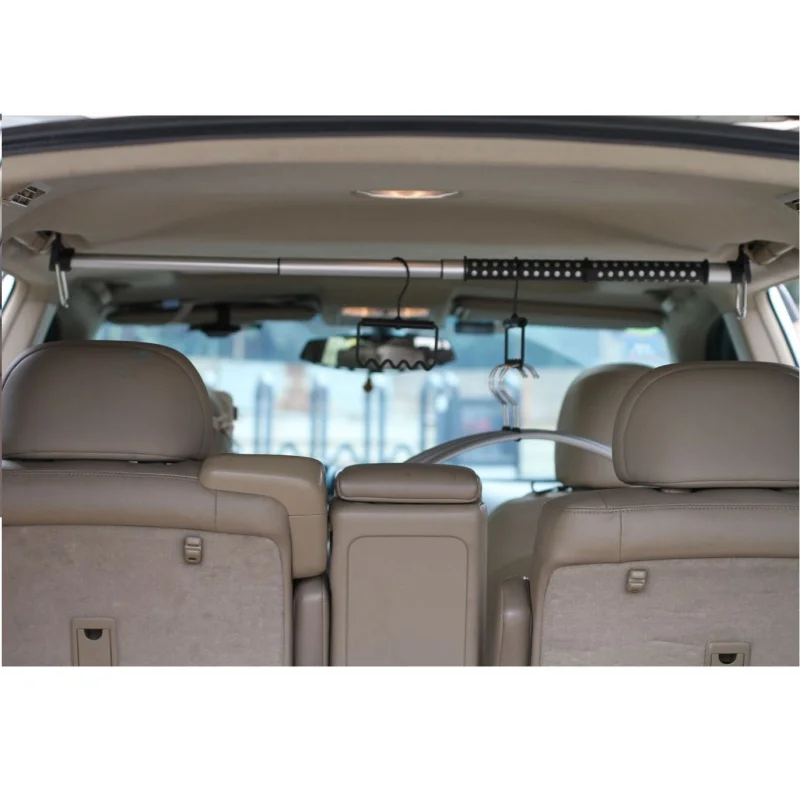 

Upgraded Enhanced Version of Multifunctional Telescopic Clothes Drying Pole for Car Mounted Clothes Hangers