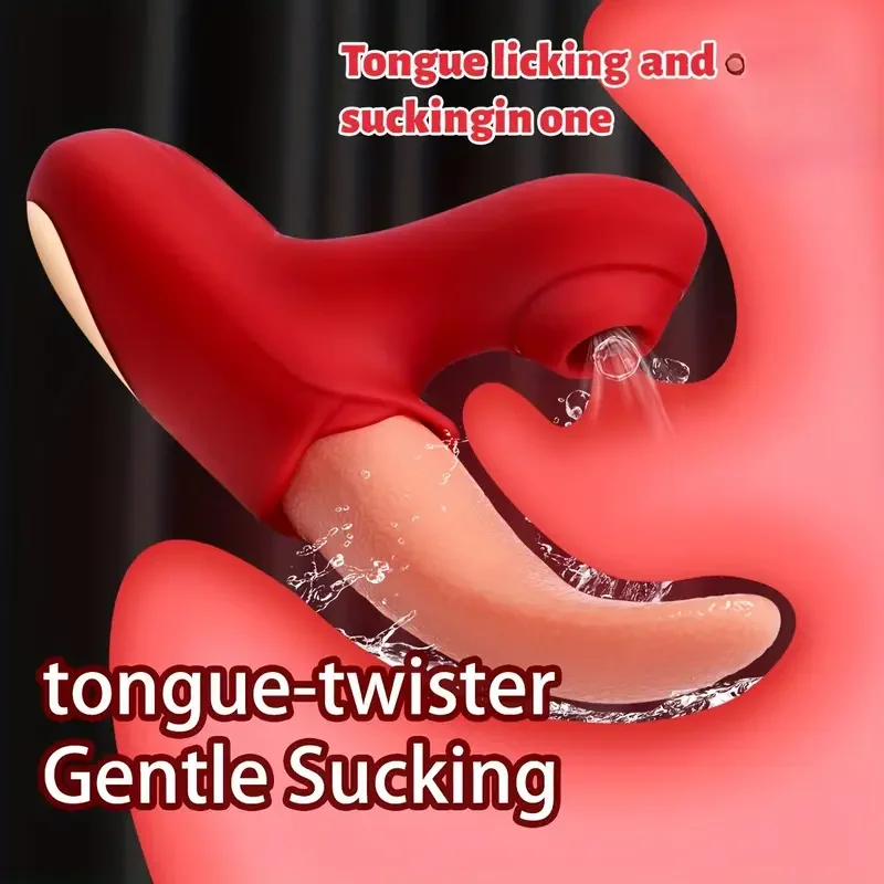 Sauger Vibrator für Frauen Doppelte Stimulation Klitoris Stimulator Lecken Vagina G-punkt Masturbator Erwachsene Sex Spielzeug 18 + Vibratoren 1