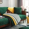Nordic Simple Velvet Solid Color Sofa Cushion Winter Non-Slip Sofa Cover Cover Cushion for All Seasons 1