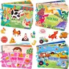 Quiet Busy Book Baby Montessori Material Toys Sticker Paste Matching Game Toddler Cognition Toy Book Kids Early Educational Toys 2