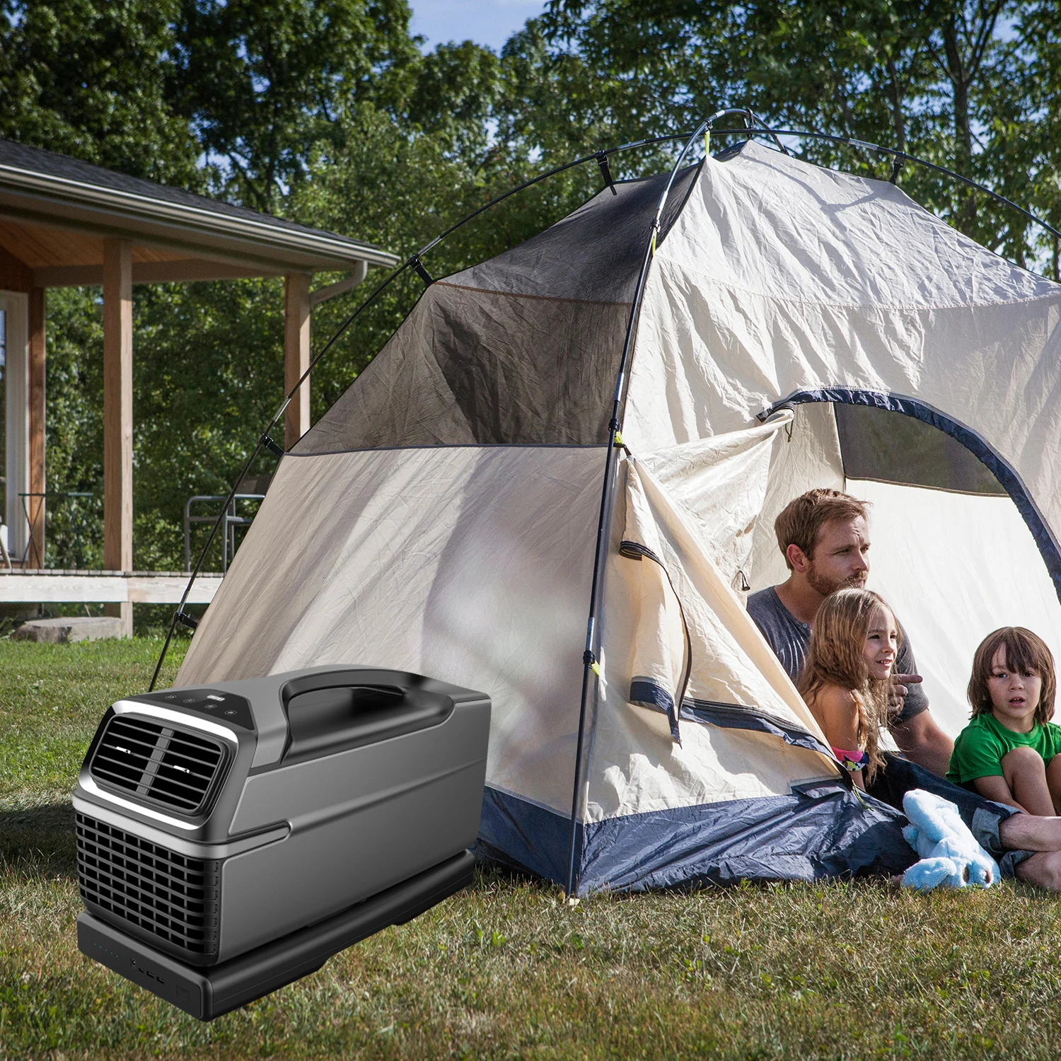 Colku Tragbare Klimaanlage 24V Mini Camping Klimaanlage für Zelt, RV, lkw  outdoor verwenden power-effiziente - AliExpress