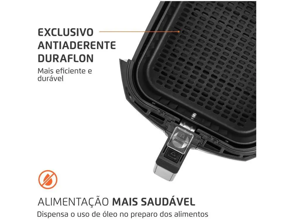 Fritadeira Elétrica sem Óleo/Air Fryer Mondial - 220V 6