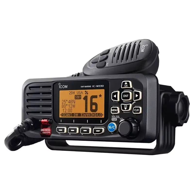 Handheld Walkie Talkie IC-M330G Marine VHF Radio Station