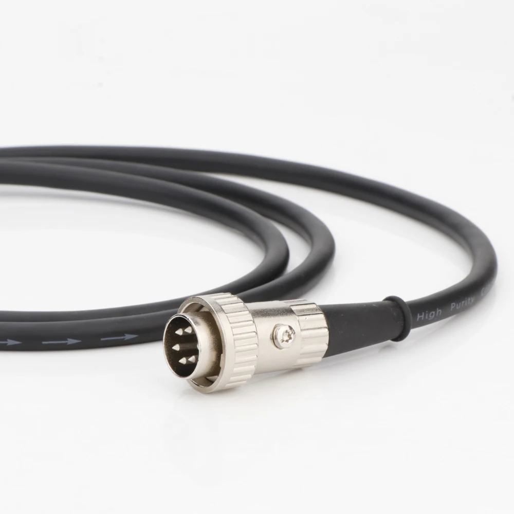 X401Preffair OFC-Audiokabel aus reinem Kupfer mit NAIM 5-poligem Din-Twist-Lock-Anschluss zum Stereo-RCA-Phonokabel Stereo – Detail 1