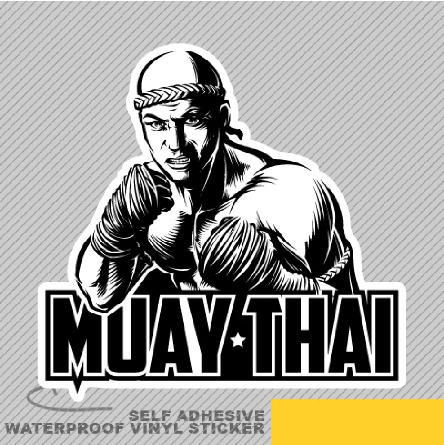 

Виниловая наклейка Muay Thai Fighter, наклейка на окно автомобиля фургона