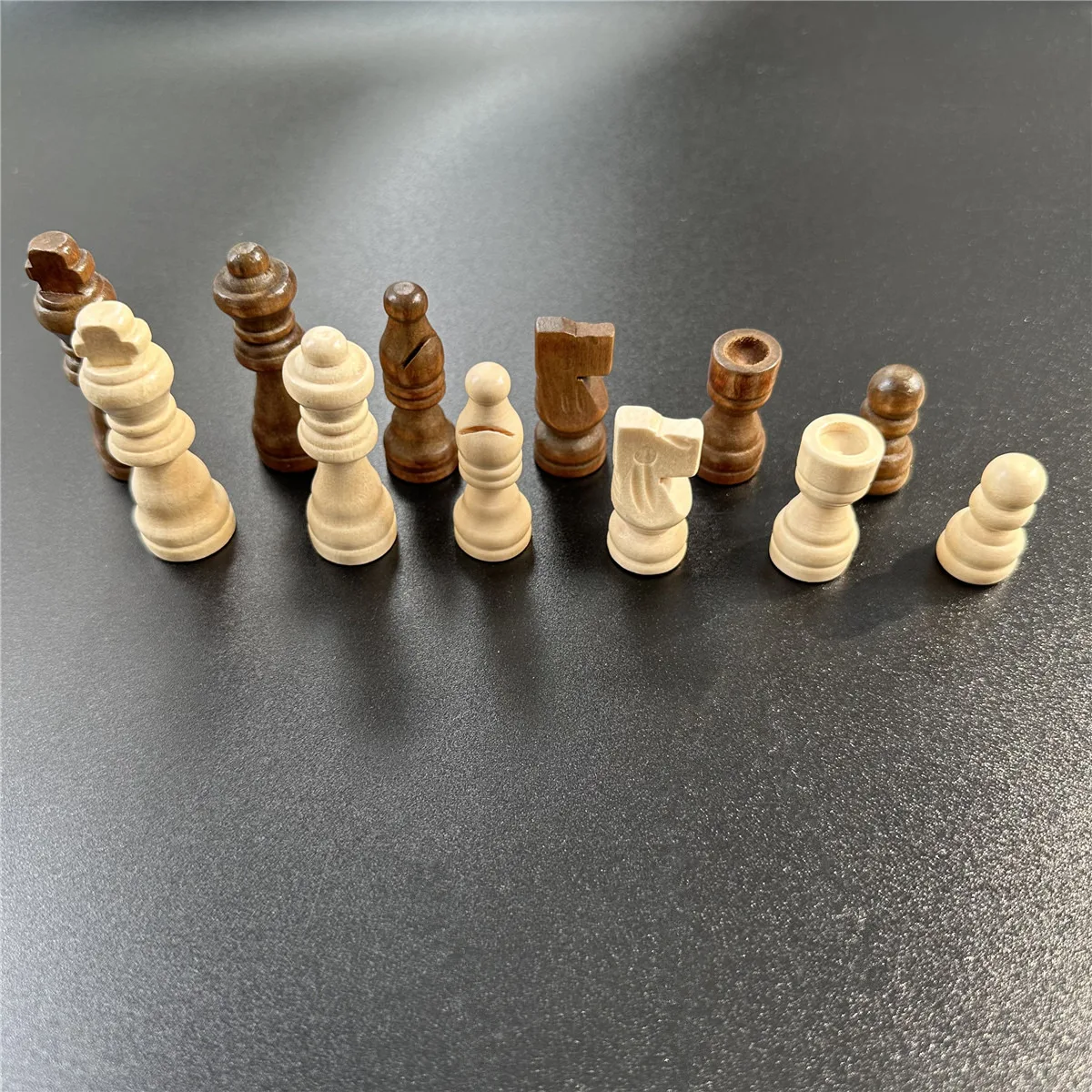 thumbnail image 2 of 32 Pcs Portable Chess Pieces International Chess Figures Figure Figurine Pawns 2 of 12