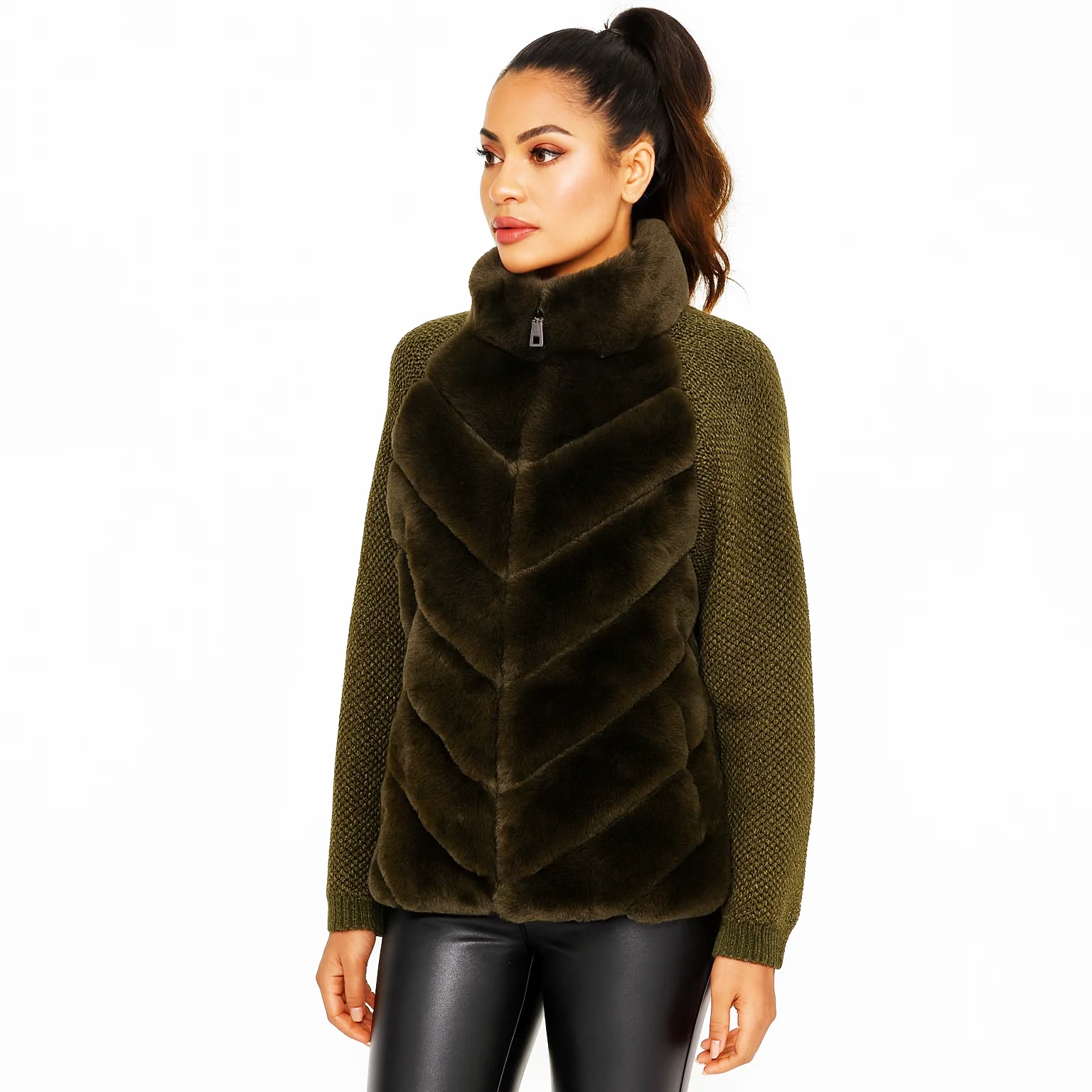 Black Friday Bestseller | Winter Rex Rabbit Fur Sweater Jacket | LAST STOCK • Lock Price | In Stock Select Sizes Only 250811