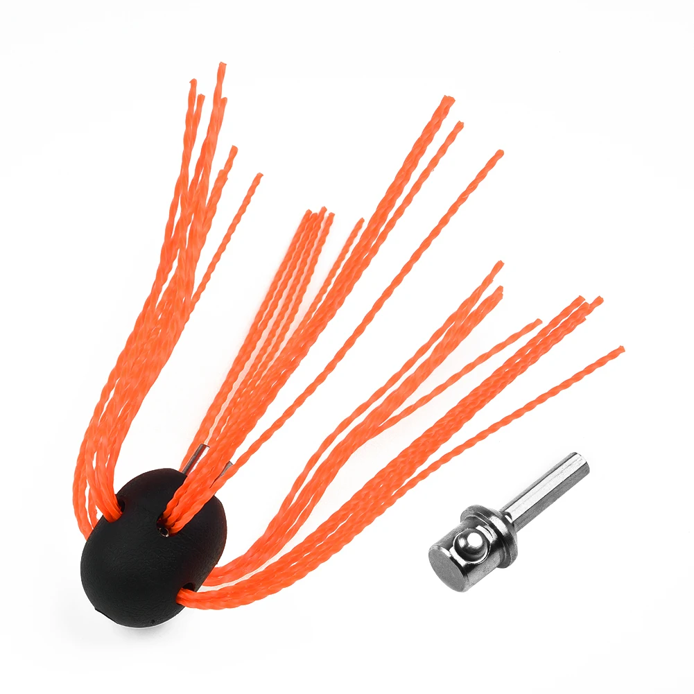Chimney Cleaning Brush Aluminum Nylon Head Rotary Fireplaces Inner Wall Cleaning Tool 1pc