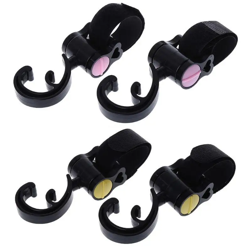 

Black Stroller Hooks Stroller Hook Clip for Purse Shopping Diaper Bags