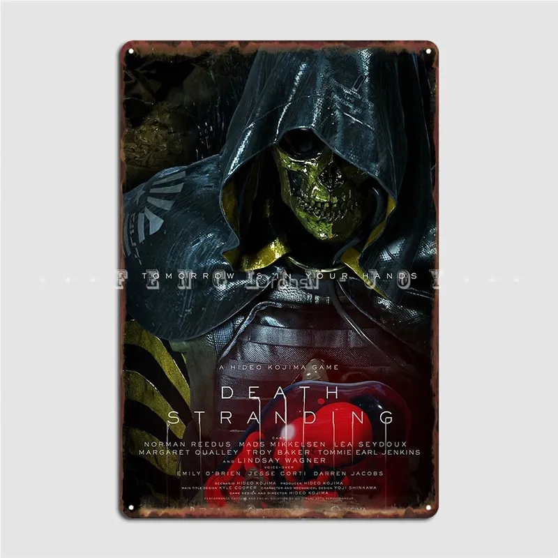 

Завтра будет в вашей руке, Хигги, смерти, металлический знак, клубный дом, пещера, паб, дизайнерский постер, жестяной знак, плакаты