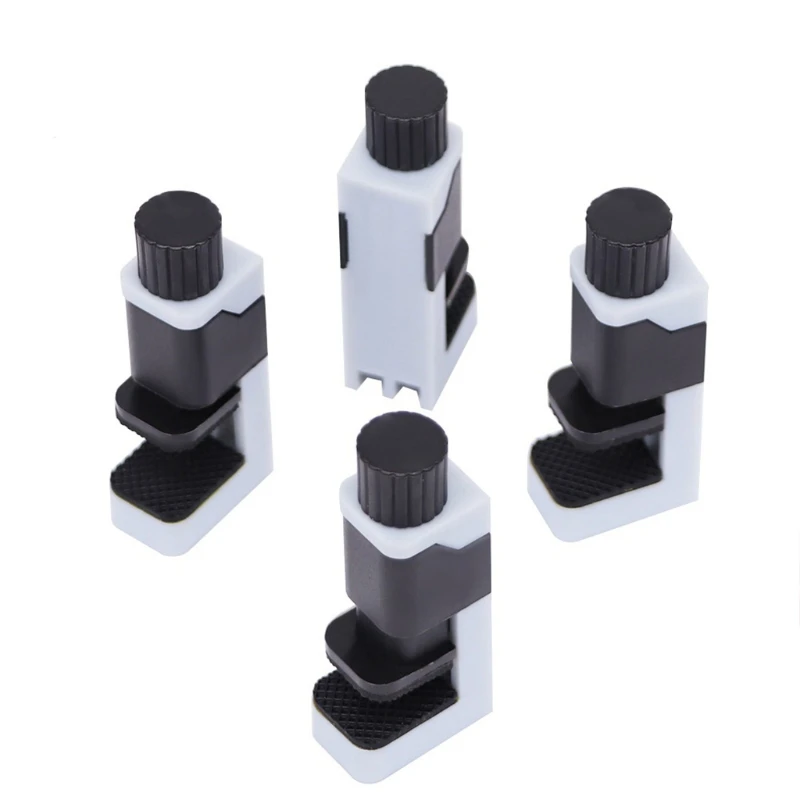 

4 Pcs Adjustable Holder Fit Most and Tablets Universal Clip Fixture LCD Display Screen Fastening Clamp