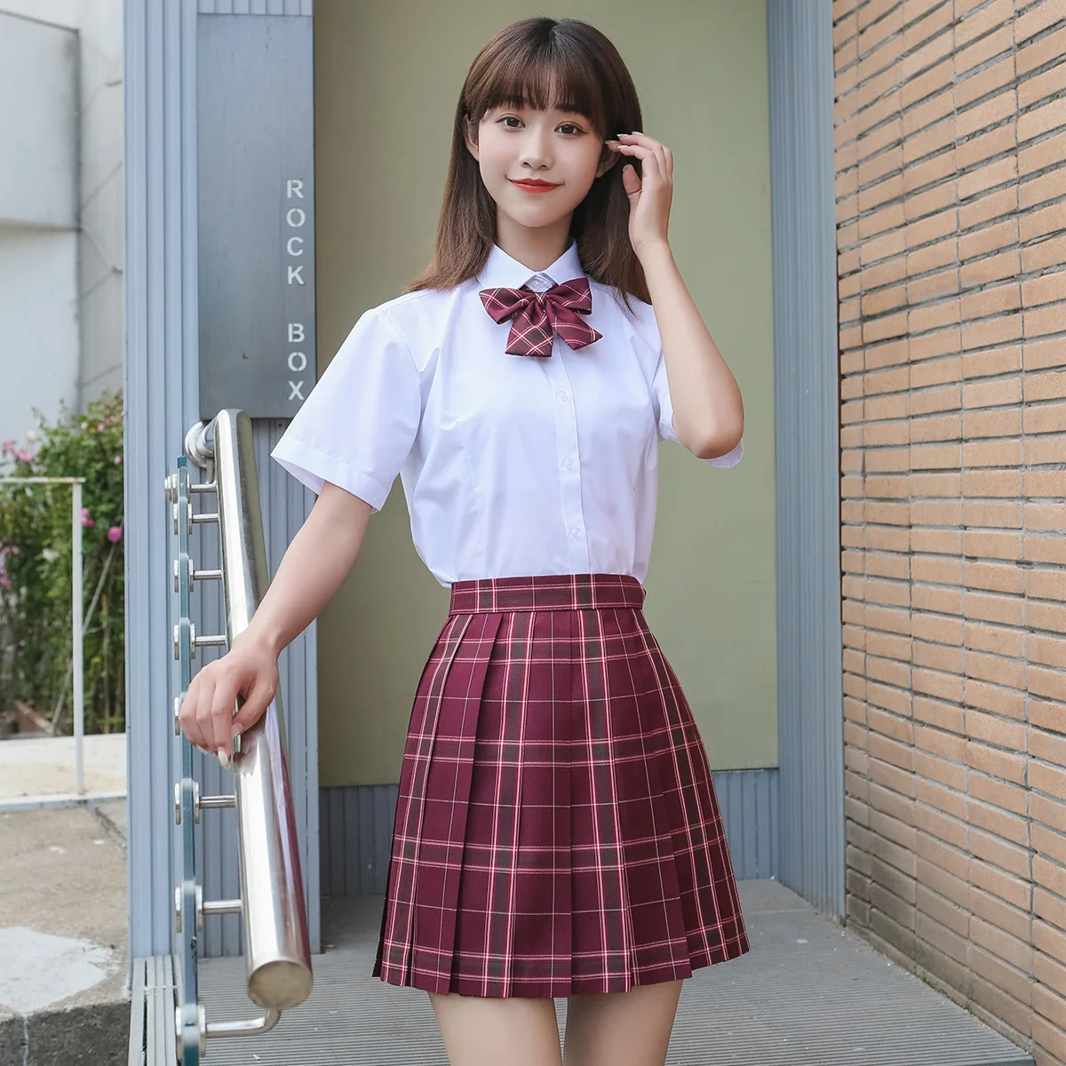 plaid skirt New Korean version of pleated skirt 2022 high waist summer women's skirt sexy plaid mini skirt dance skirt brown skirt