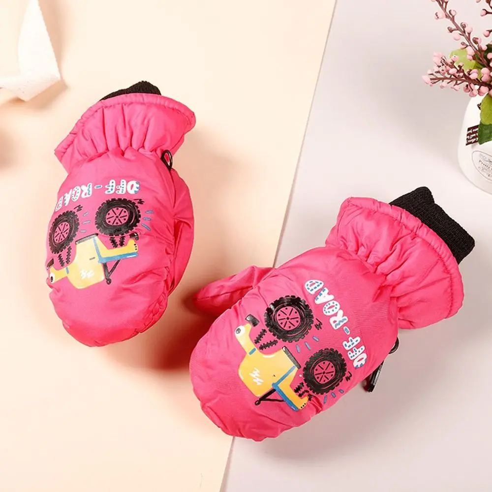 Ski Gloves Winter Gloves Baby Mittens Cute Cartoon Winter Children Ski Gloves