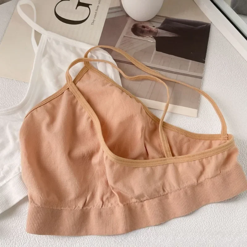 Women Tube Tops Seamless Bras Sports Nopads Crop Tops Female Soft Sleep Lingerie Wireless Underwear Bandeau Intimates