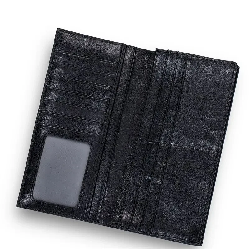 New Fashion Business Men's Alligator Wallets Crocodile Genuine Leather Long Organizer Wallet Boy Brand Luxury Card Holder Purse 5