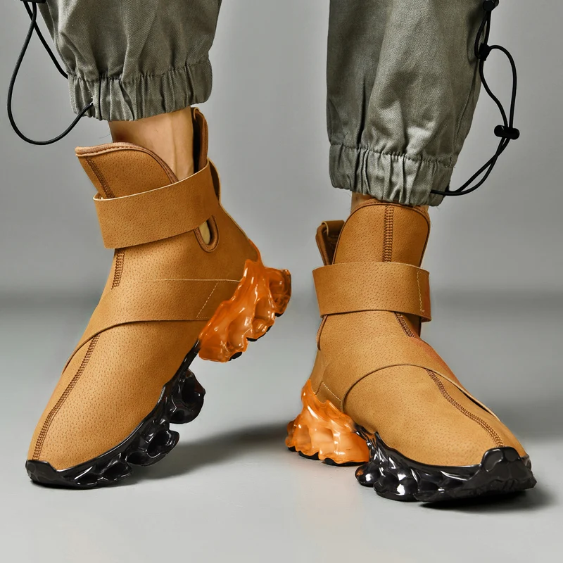 men boots Winter Slippers Warm Men Shoes Waterproof Non-Slip Plush Sneakers Male tenis shoes Boots Men Sneakers Winter