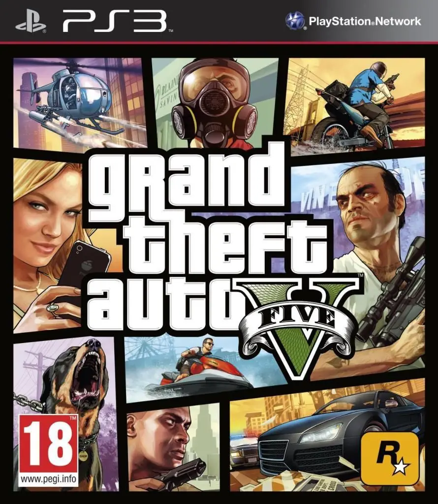 GTA 5 Grand Theft Auto V PS3 Playstation 3 контроллер для видеоигр игровая станция консоль геймпад