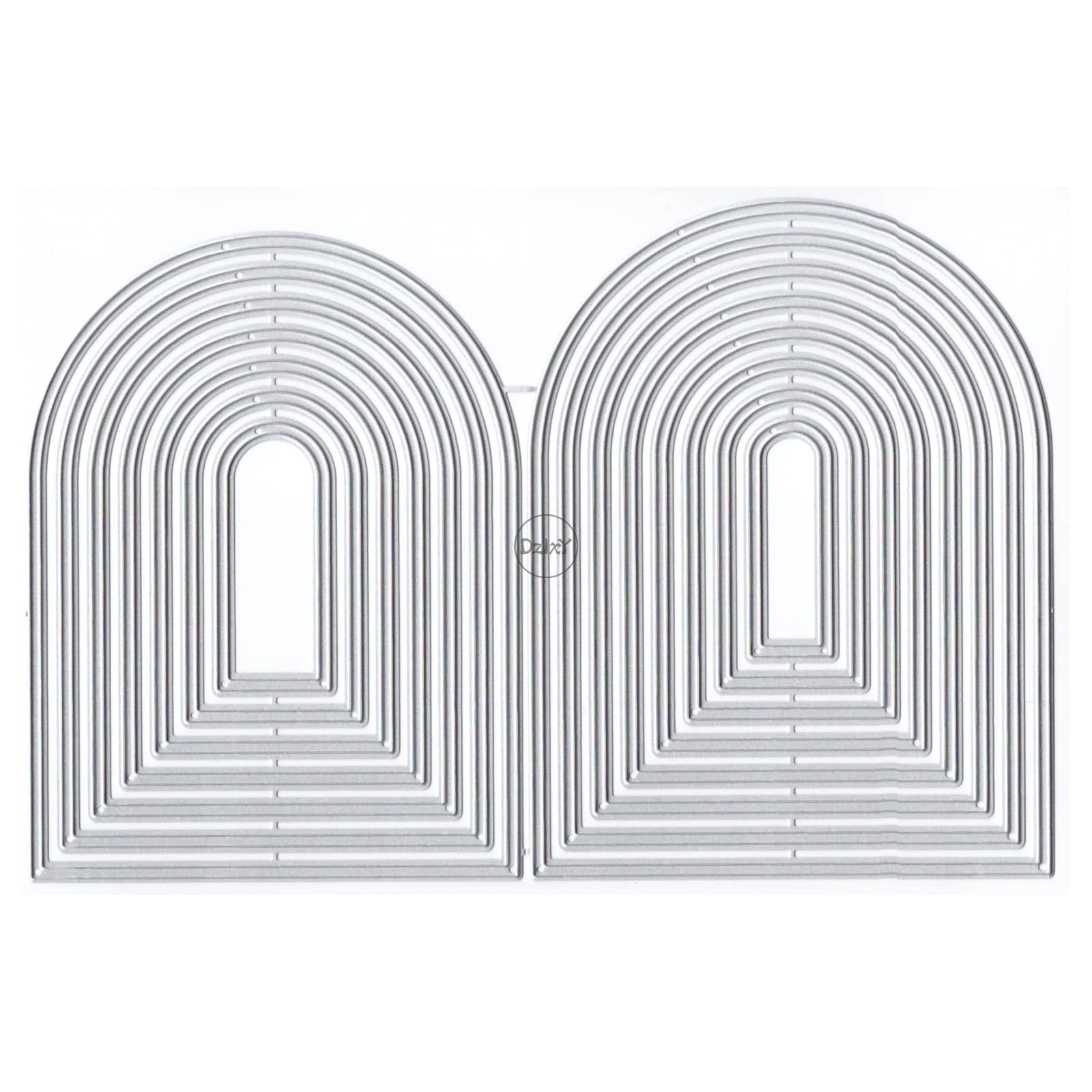 DzIxY Arqueado Border Metal Corte Morre para Cartão Fazendo Papel