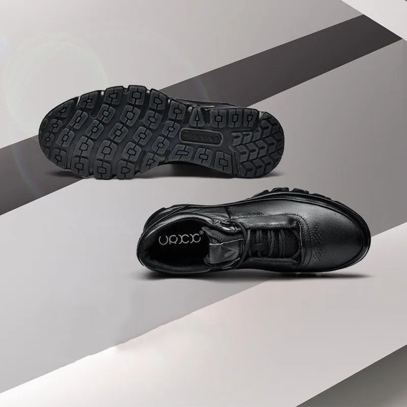 Genuine Leather Shoes Men Leisure Loafers Walking Hiking Sneakers Breathable Fashion leather shoes,men sneakers,men loafers