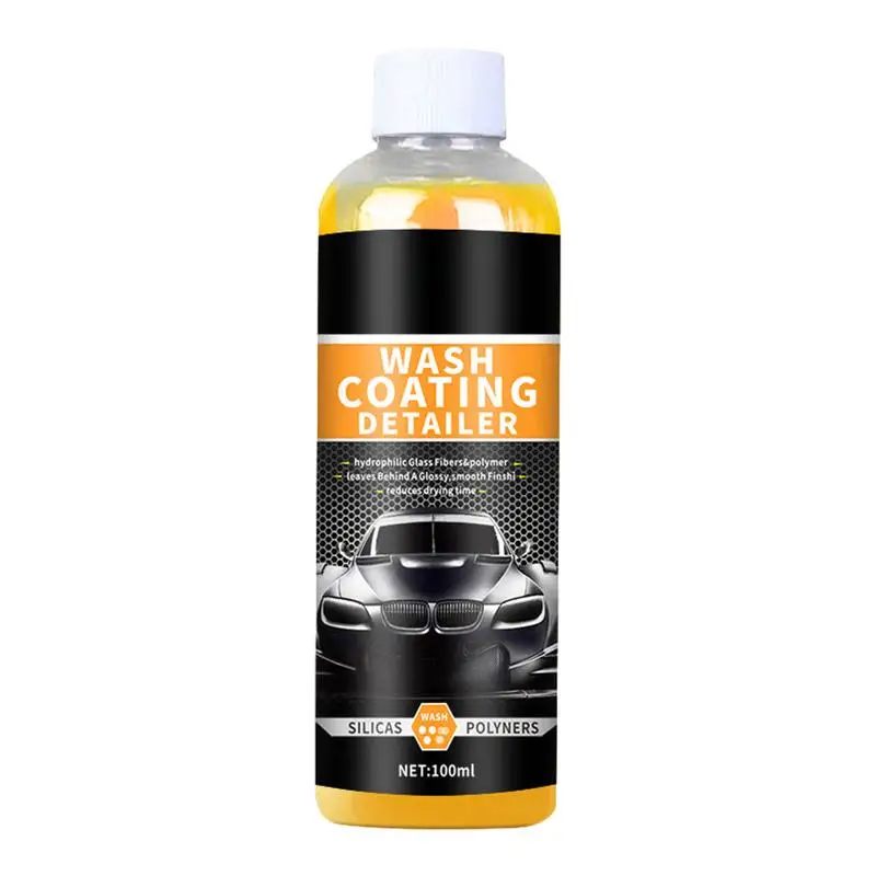 

Car Washing Car Coating Quick Dry Detailer 100ml Car Washing Easily Clean Just Wipe With Water Safe For Cars Trucks Motorcycles