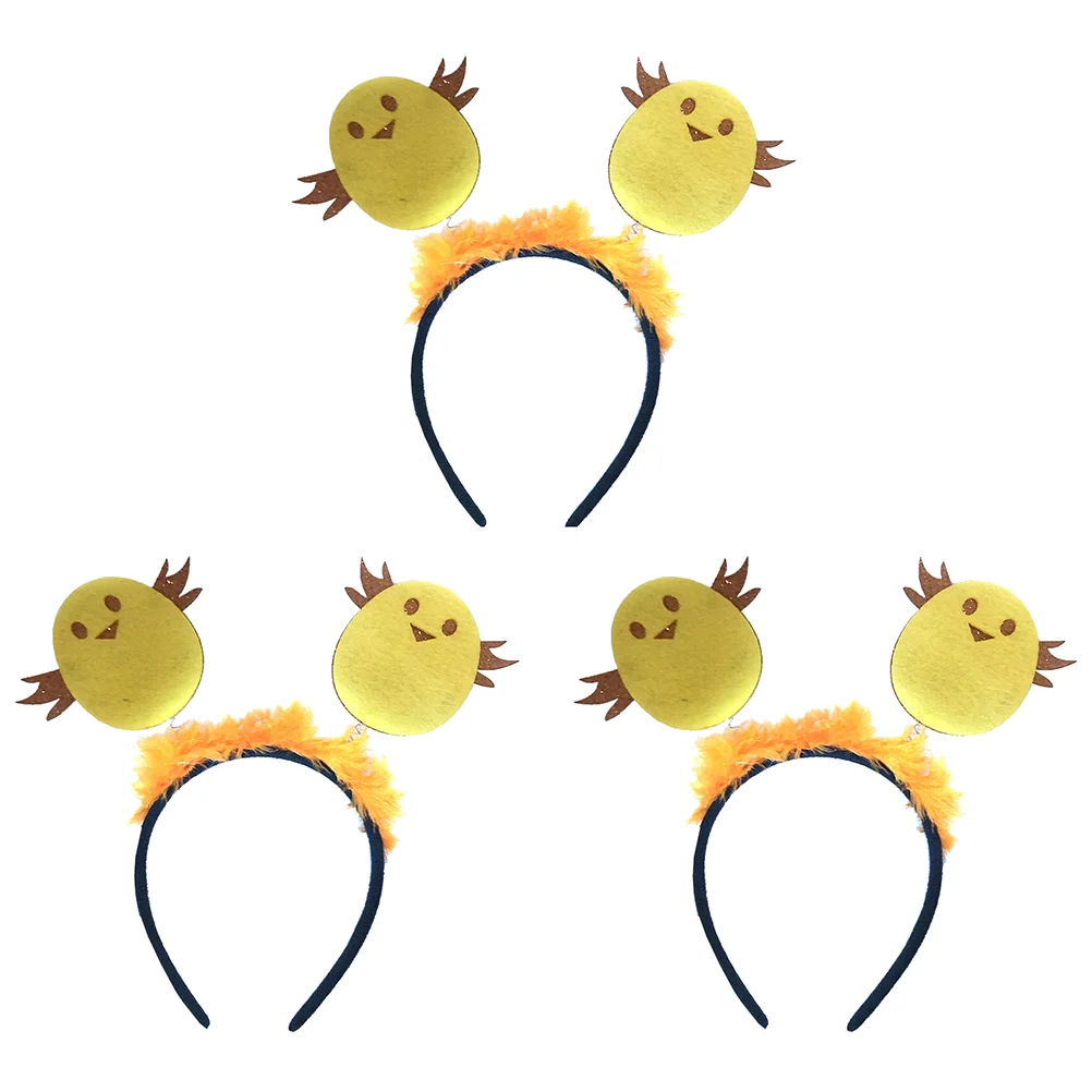 3 Pcs Hair Tie Little Hair Band Party Hoops Accessories Animal Headdress Child