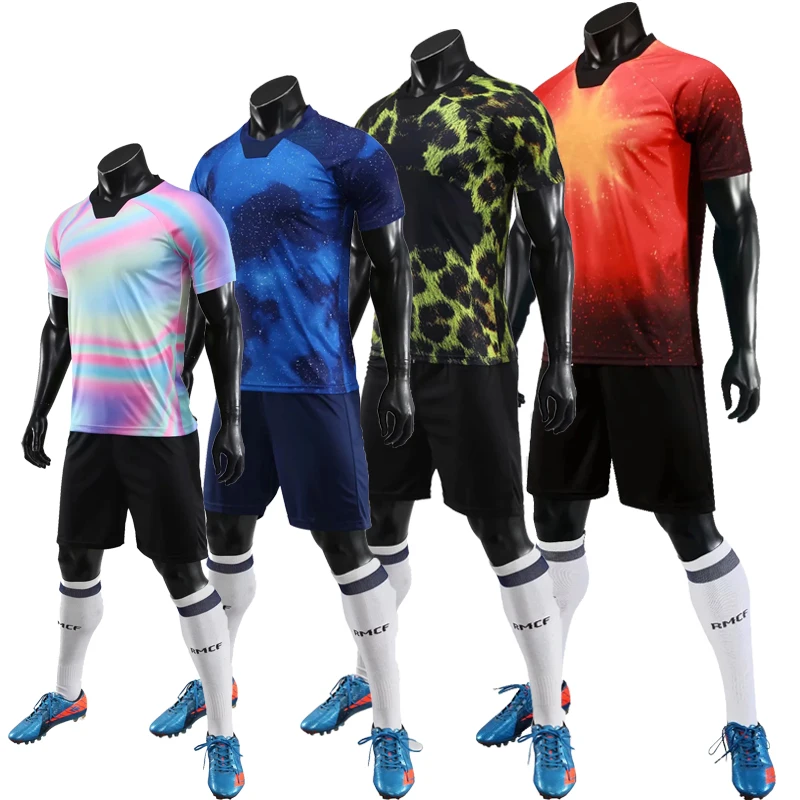 Soccer jerseys custom Print Survetement Football New Men Short Sleeves Blank Football uniforms Team Football Jerseys