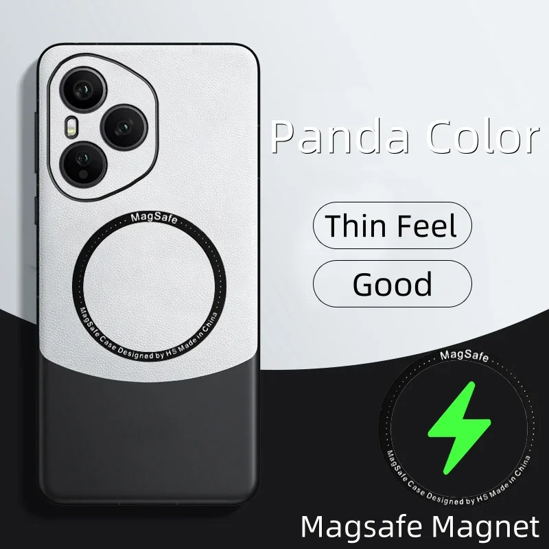 Enhanced Dopamine Stitched Color PU Leather Magnetic Phone Case