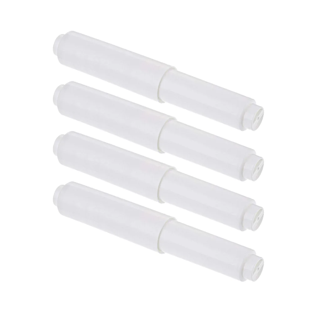

4 Pcs Paper Organizer Shelf Tissue Roller Restroom Towel Holder Rack Toilet Rollers
