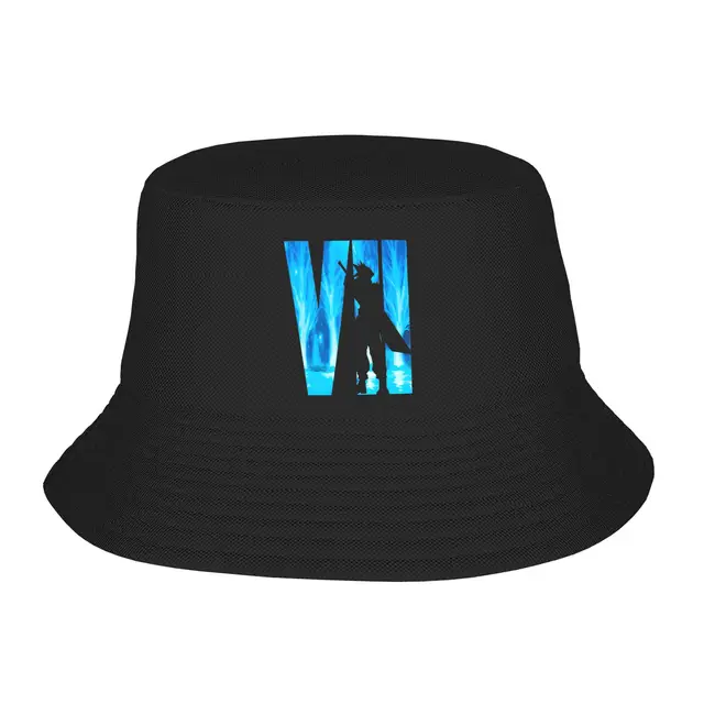 Final Fantasy VII Bucket Hat Summer  Casual Fisherman Hats For Unisex Breathable Hunting Caps Streetwear Graphic Sun Hats 1