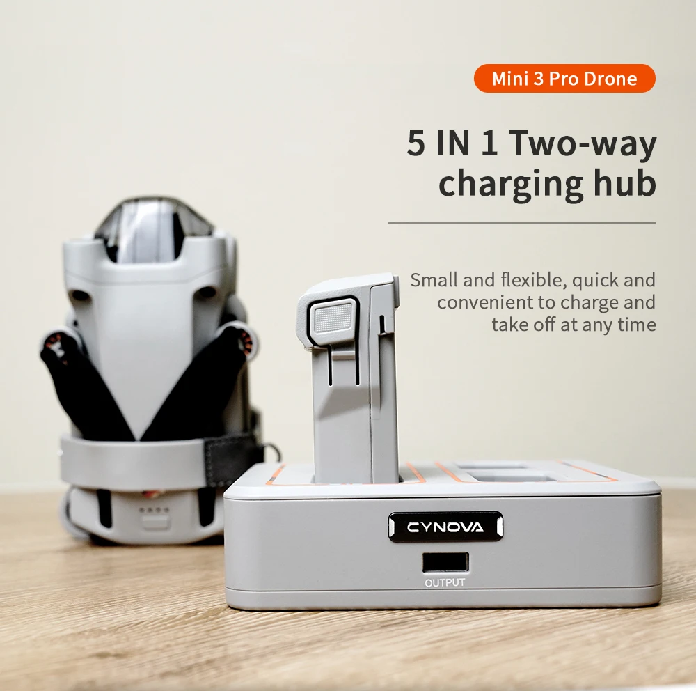 

For DJI Mini 3 Pro Charging Hub for DJI Mini 3 Pro drone Battery Accessories Quickly Charging Power Bank