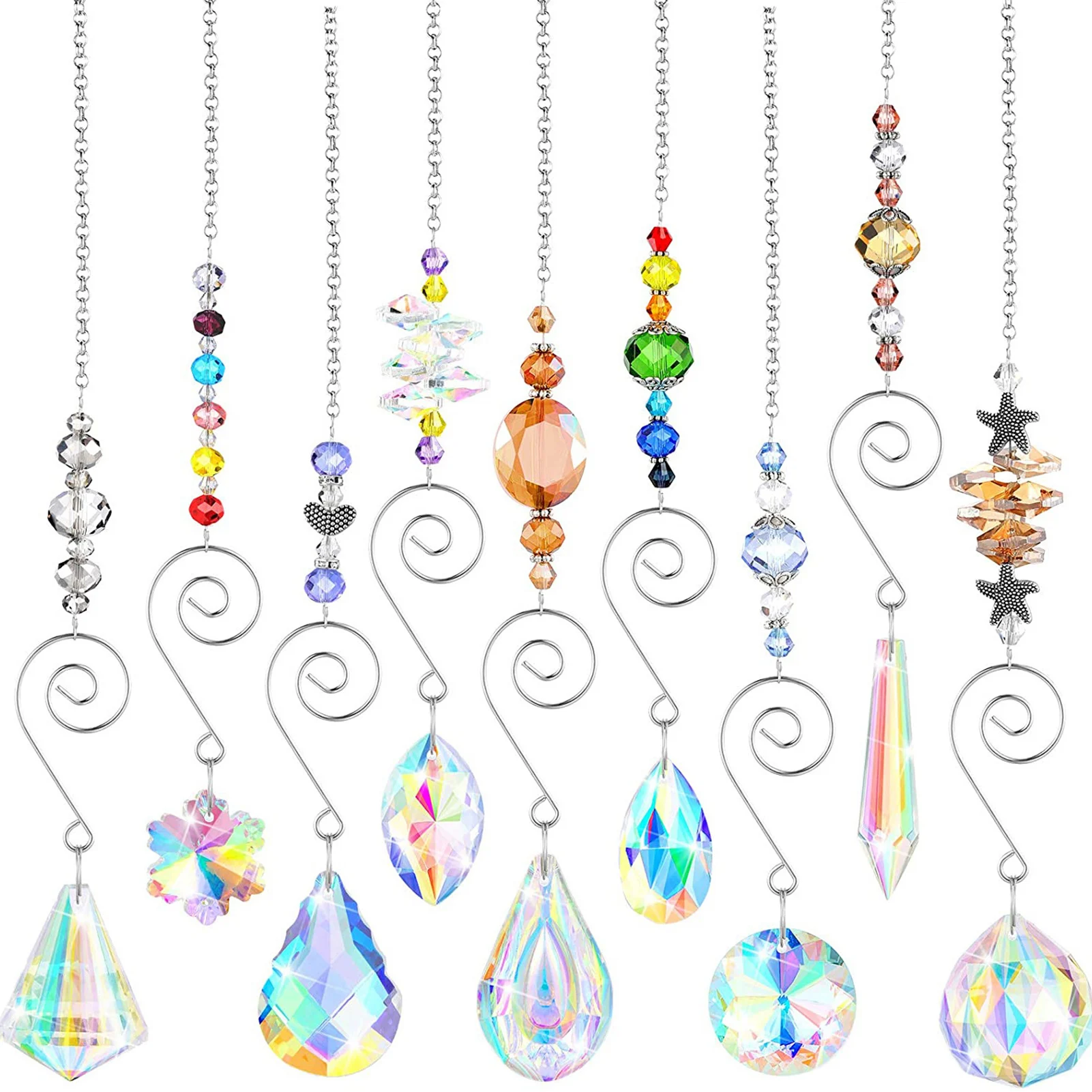 

Crystals Sun Catcher Wall Hanging Tree Window Prism For Home Office