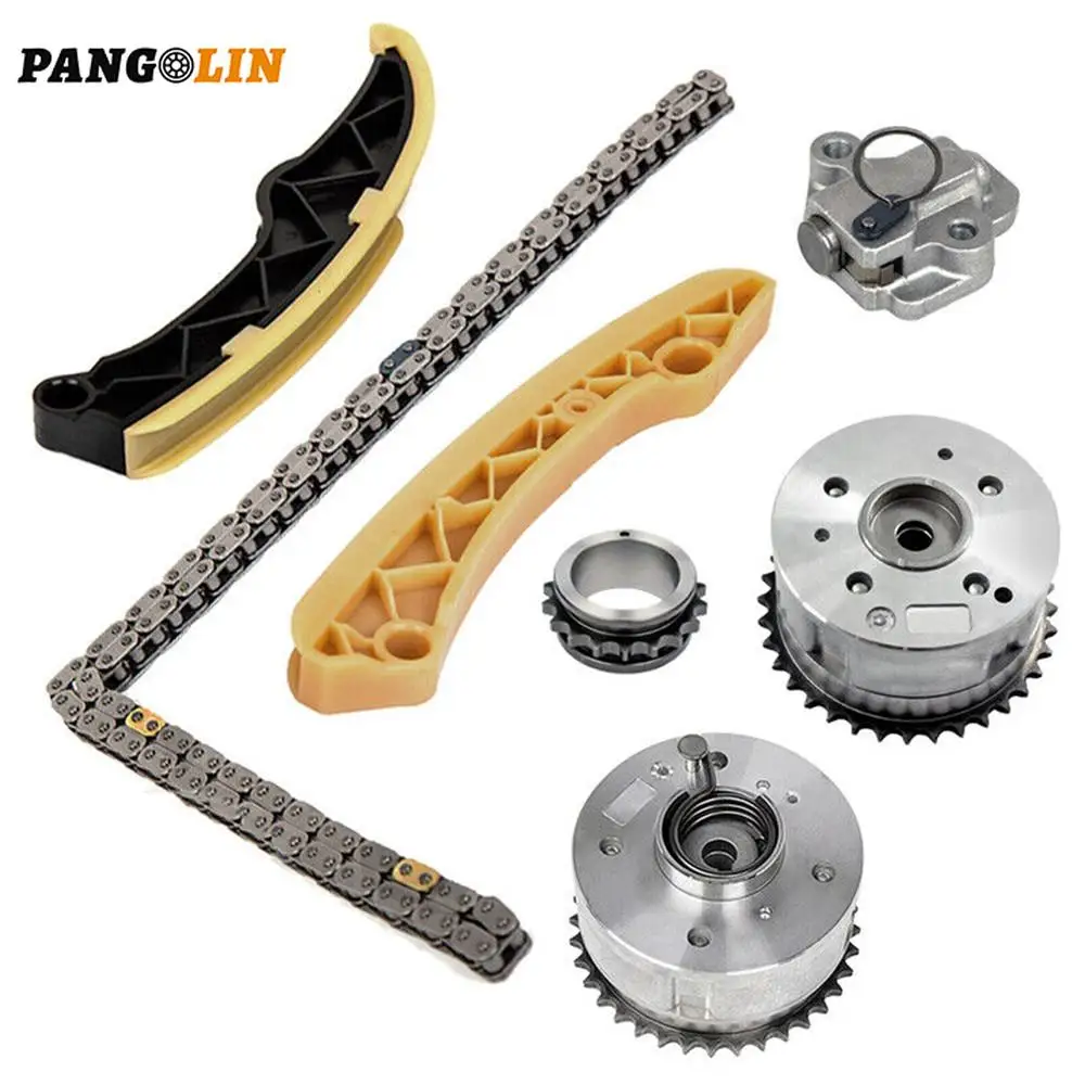 

Timing Chain Kit & Pair VVT Gear Kit for Hyundai Accent KIA RIO FORTE5 OPTIMA DOHC TURBOCHARGED 1.6 Car Engine Replac Parts