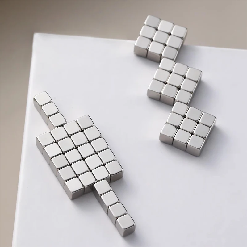PUENTE Magic Cube Magnet for 3D Cat Eye Design Unscented Manicure Magnet Stick Can Change To Various Shape Nail Art Tools