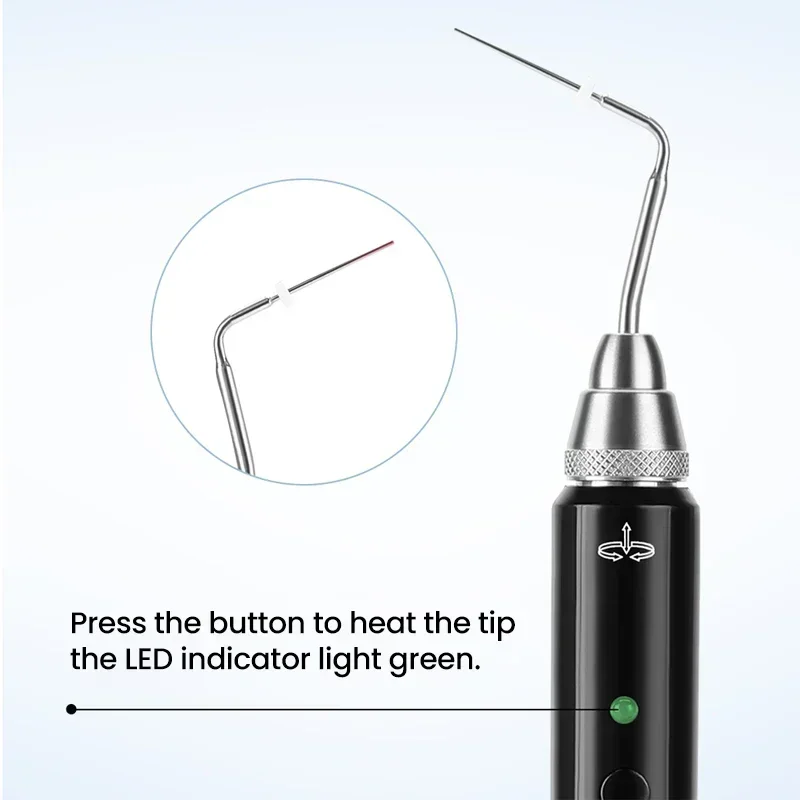 

Cordless Wireless Dental Gutta Percha Hanger Obturation System Endo Electric Heated Pen 2 Tips Heating Endodontic Root Tools