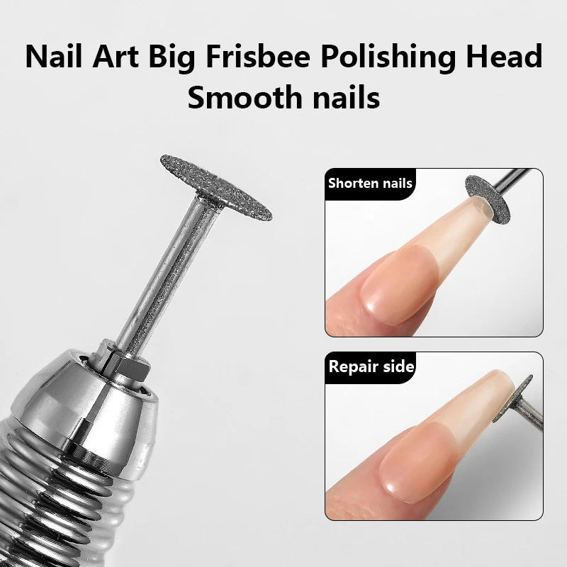 

Nail Polishing Removal Head Diamond Electric Nail Drill Bit Disc Grinding Burr T Mills Grinder Cuticle Cutter Art Tools