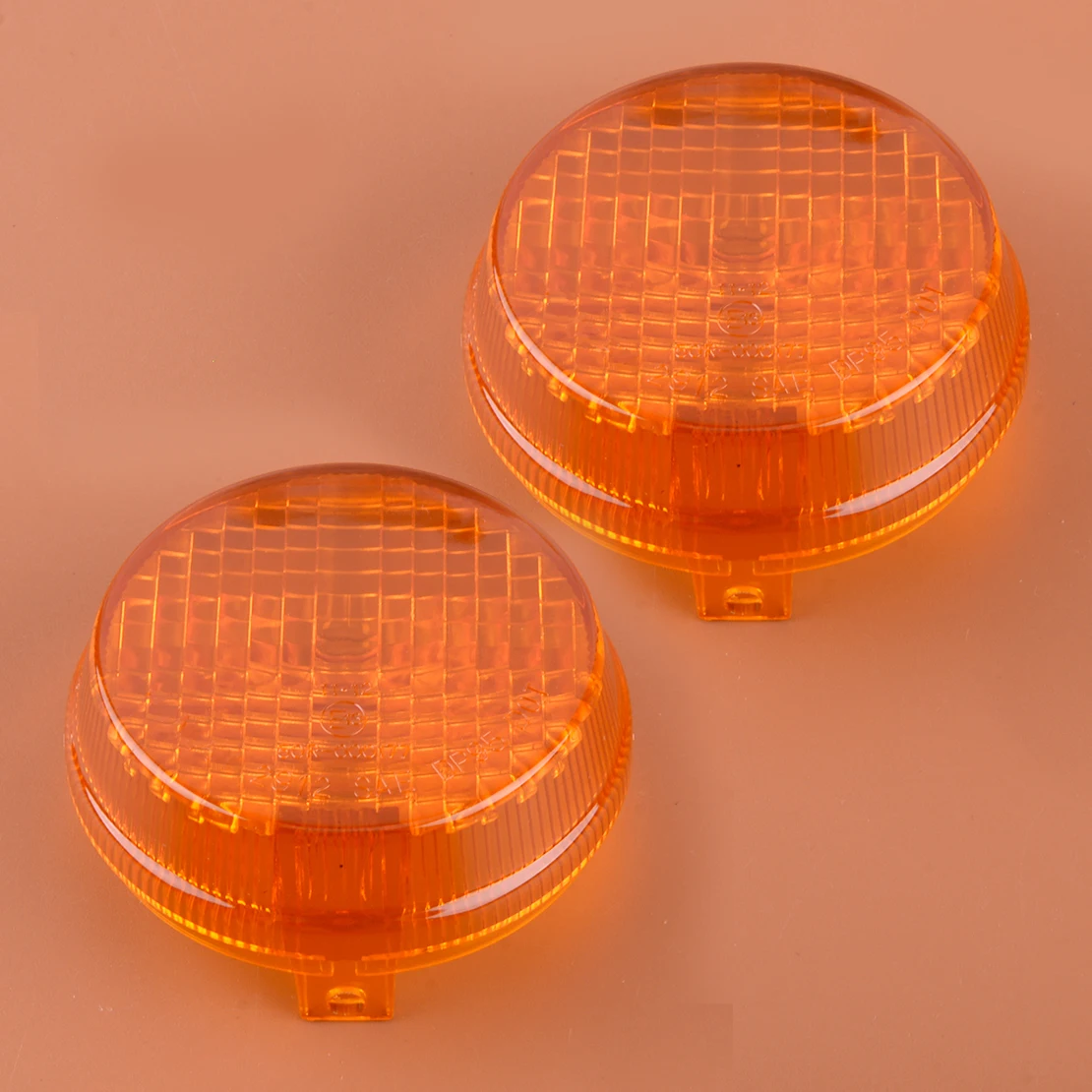 2Pcs Turn Signal Light Amber Lens Cover Fit For Honda Shadow Phantom Fury Interstate Metropolitan Valkyrie 1500 Sabre Kawasaki