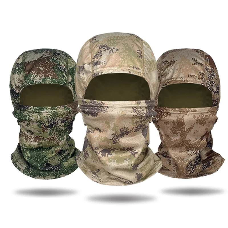 

Camouflage Balaclava Cap Full Face Shield Cycling Motorcycle Skiing Airsoft Paintball Protection Tactical Military face shield