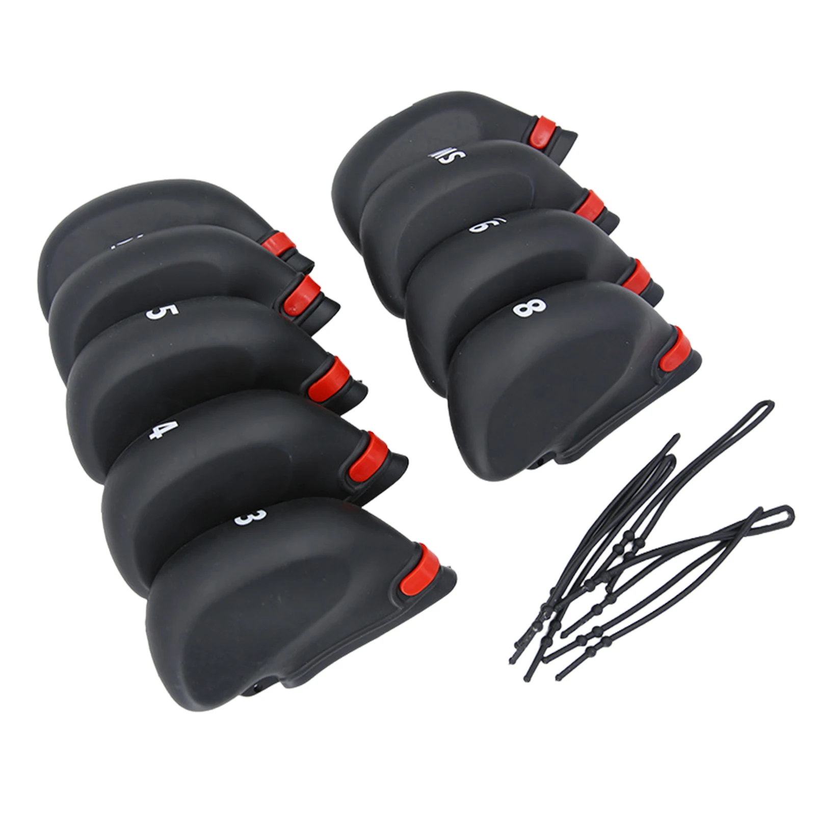 

Golf Iron Covers Set Wedge Golf Head Cover Golf Driver Protective Head Cover Golf Accessories Hybrid Head Covers Set For Games