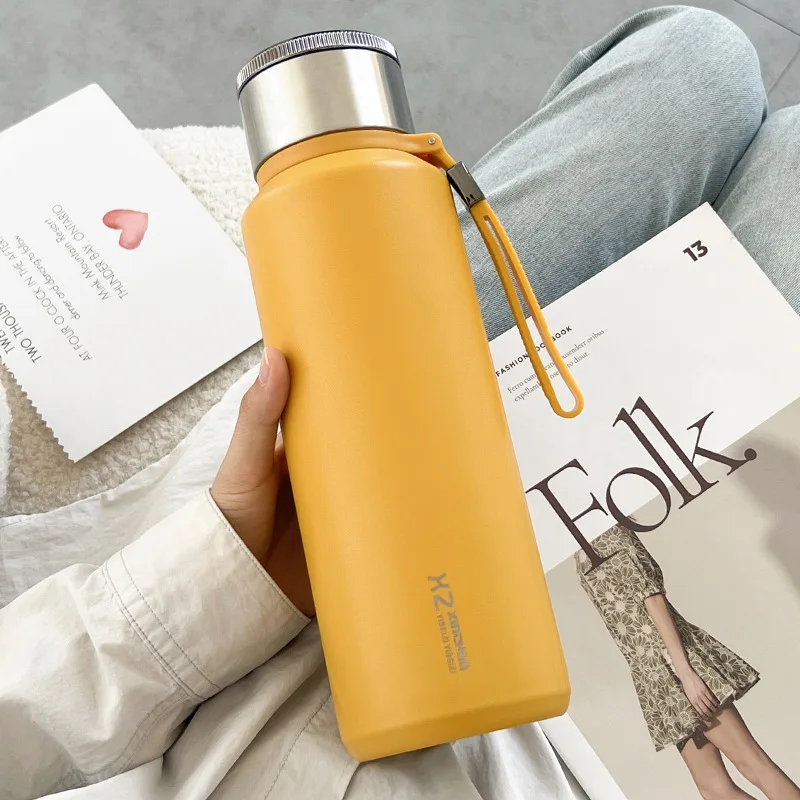 1l Large Thermal Water Bottle For Tea Hot & Cold Coffee Thermos