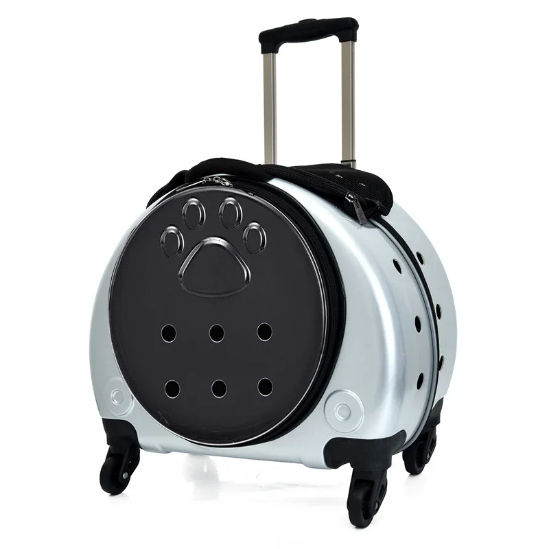 New trolley cat bag out and about portable capsule schoolbag pet backpack out door trolley case handheld pet supplies