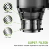 BioloMix Cold Press Juicer,with 130mm Feed Chute,Fit Whole Fruits & Vegetables,High Juice Yield,BPA FREE Slow Masticating Juicer 5