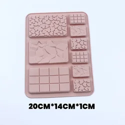 Premium Non-Stick Silicone Chocolate and Protein Bar Molds - Round (Morandi pink)