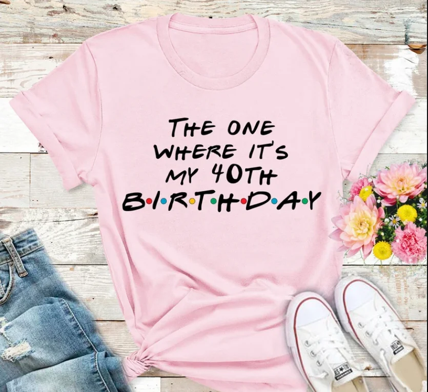 

Birthday Personalised Gift Happy Shirt Short Sleeve Top Tees O Neck Streetwear harajuku 100% cotton Unisex goth Drop Shipping